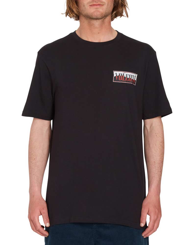 Volcom Surf Vitals J Robinson Sst Black Ανδρικό T-Shirt