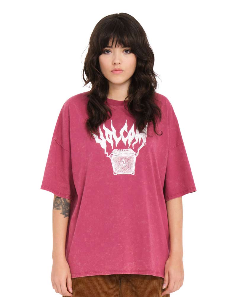 Volcom Voltrip Tee Wine Women's T-Shirt