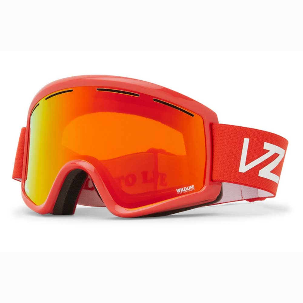 VonZipper Cleaver Sp. Br. Red Red Chrome+Bonus Lens Snow Goggle
