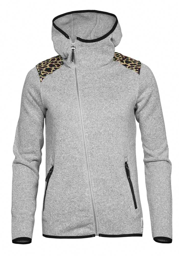 Wearcolour Snug Grey Melange Women's Men's Zip Hood
