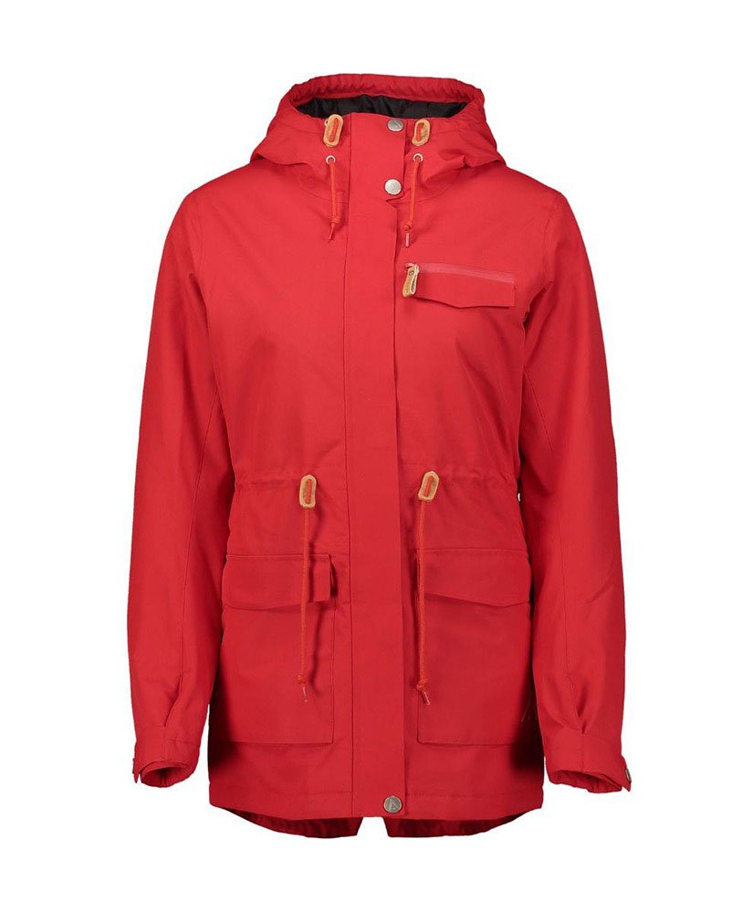 Wearcolour State Parka Red Women's Snow Jacket