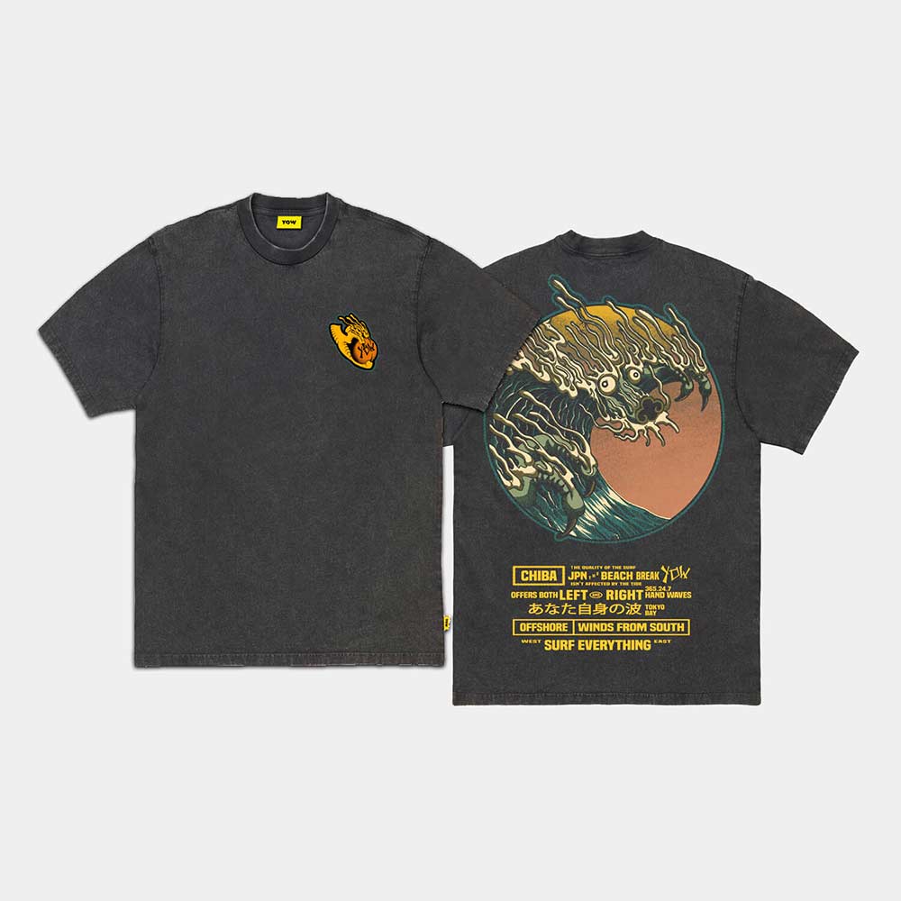 Yow Chiba Vintage Black Unisex T-Shirt